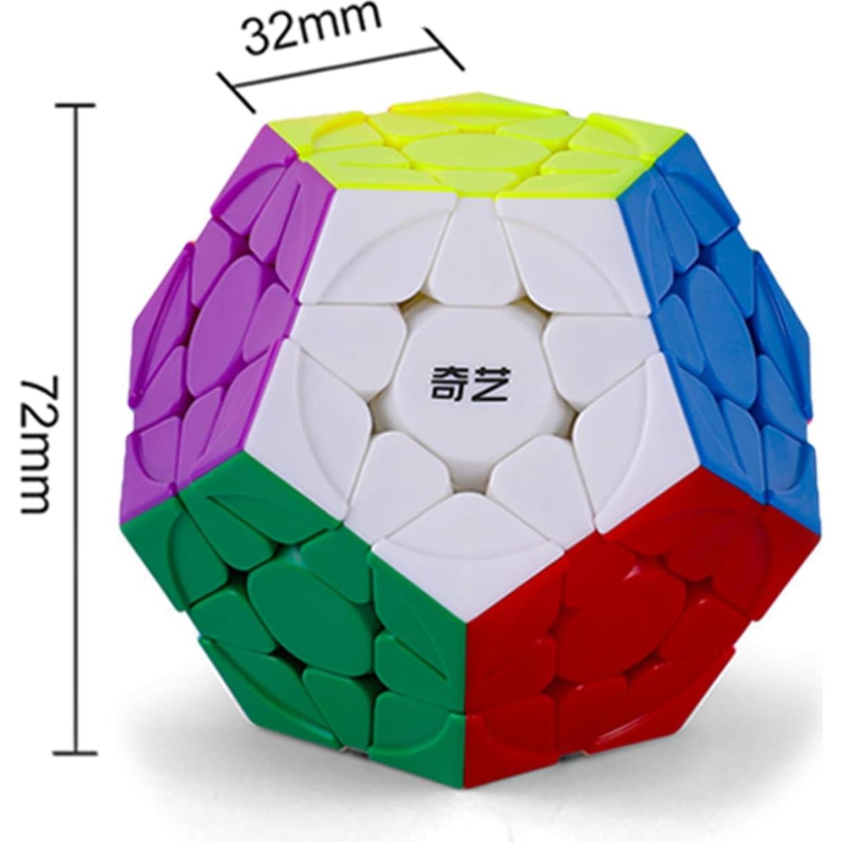 Cubo Megaminx Roxenda Dodecaédrico 8.9 cm Juguete Puzzle
