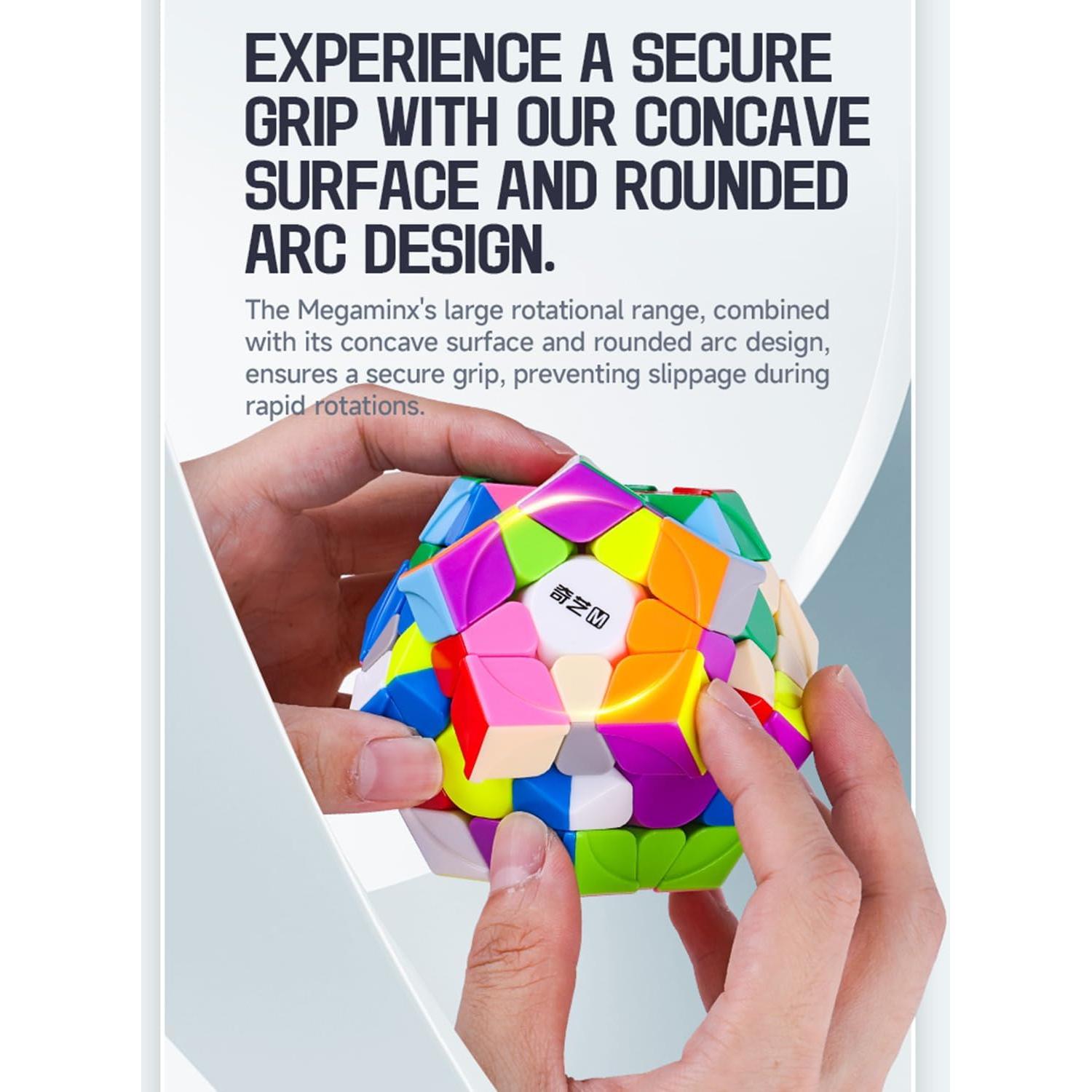 Cubo Megaminx Roxenda Dodecaédrico 8.9 cm Juguete Puzzle