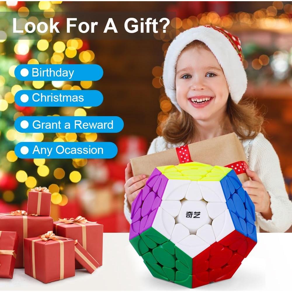 Cubo Megaminx Roxenda Dodecaédrico 8.9 cm Juguete Puzzle