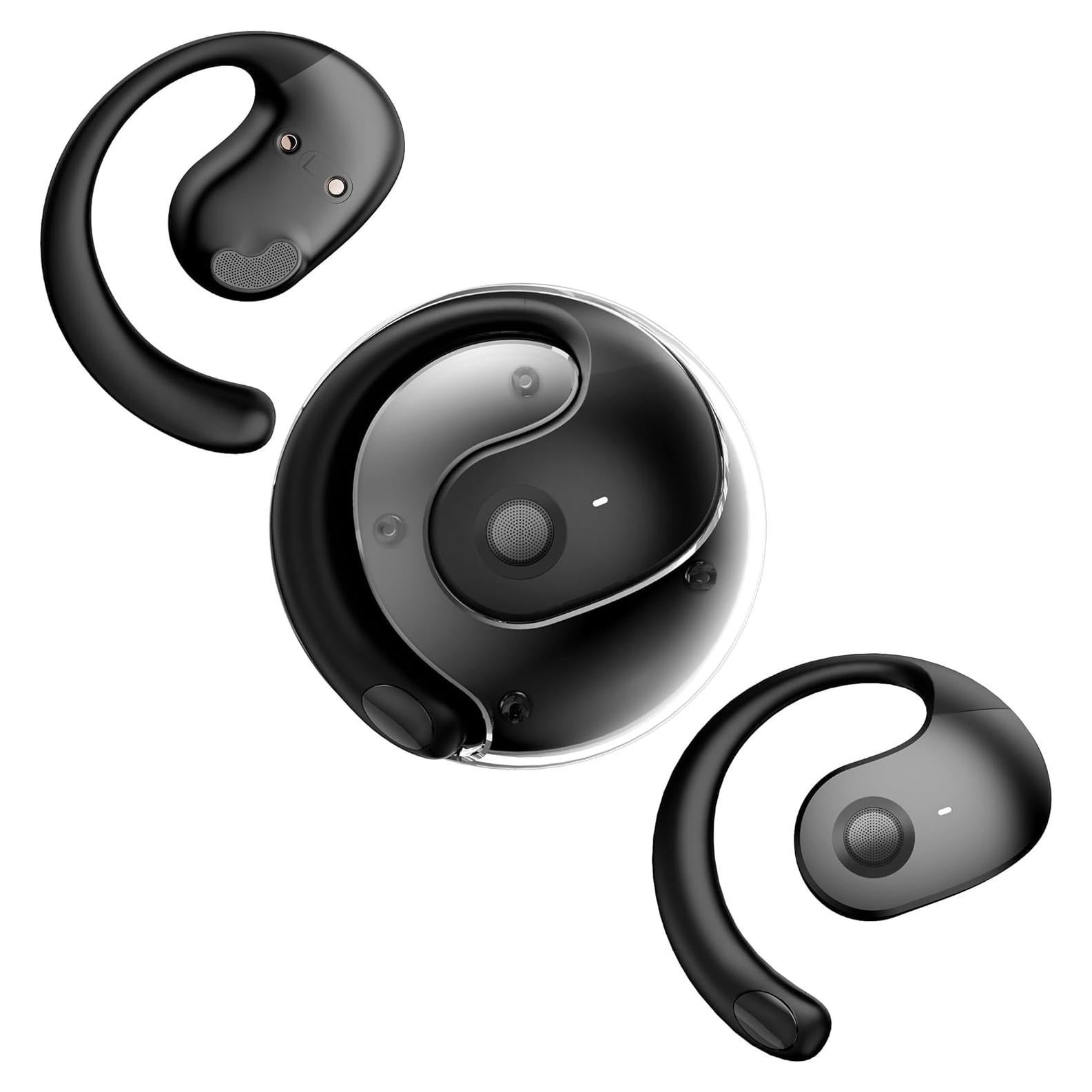 Auriculares Inalámbricos Conducción Ósea Bluetooth Ows Negro