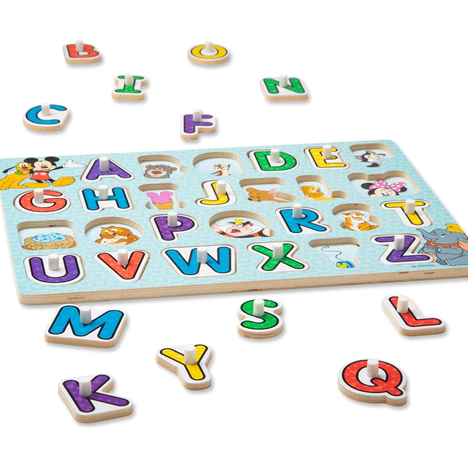 Rompecabezas de Madera Melissa & Doug Alfabeto 26 Piezas