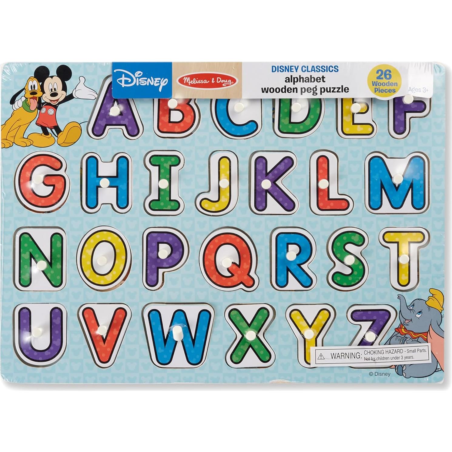 Rompecabezas de Madera Melissa & Doug Alfabeto 26 Piezas