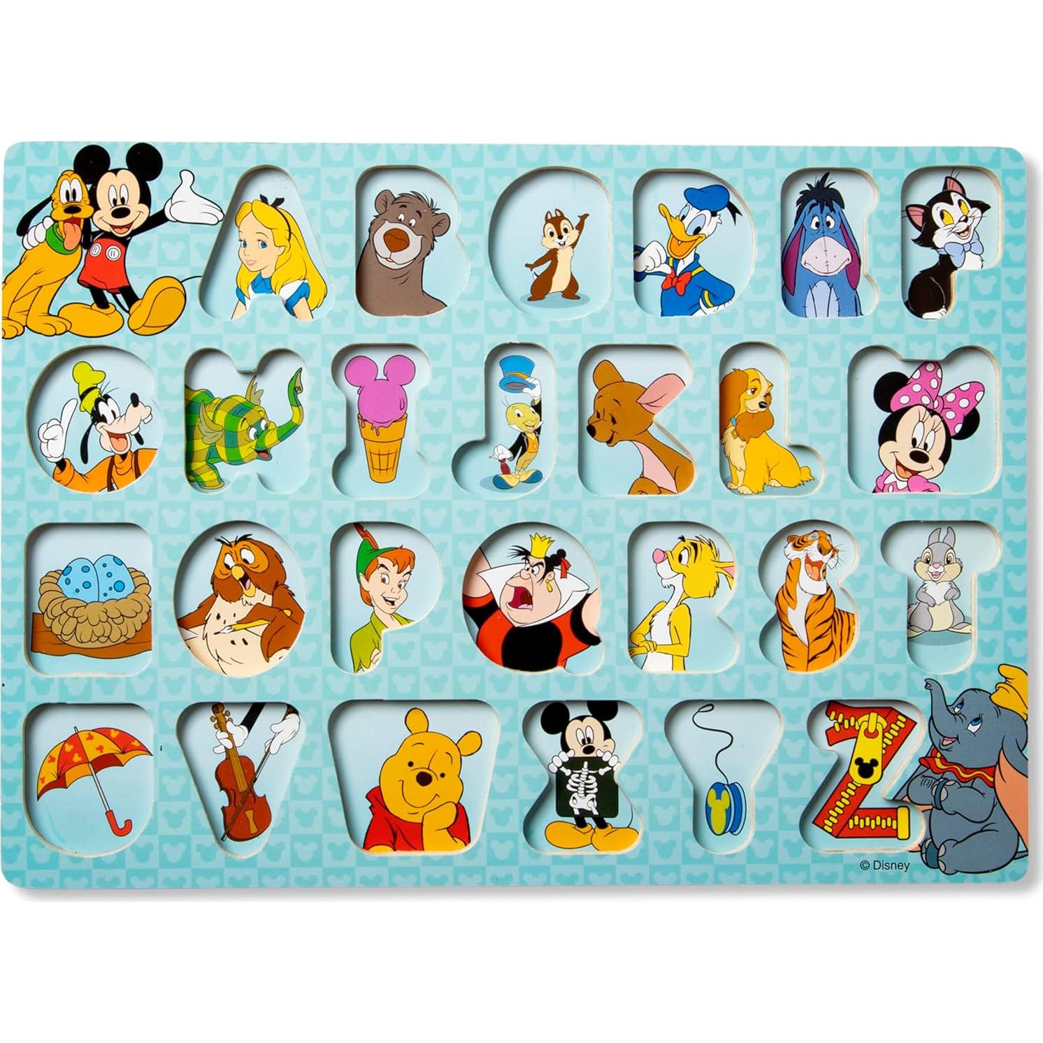 Rompecabezas de Madera Melissa & Doug Alfabeto 26 Piezas