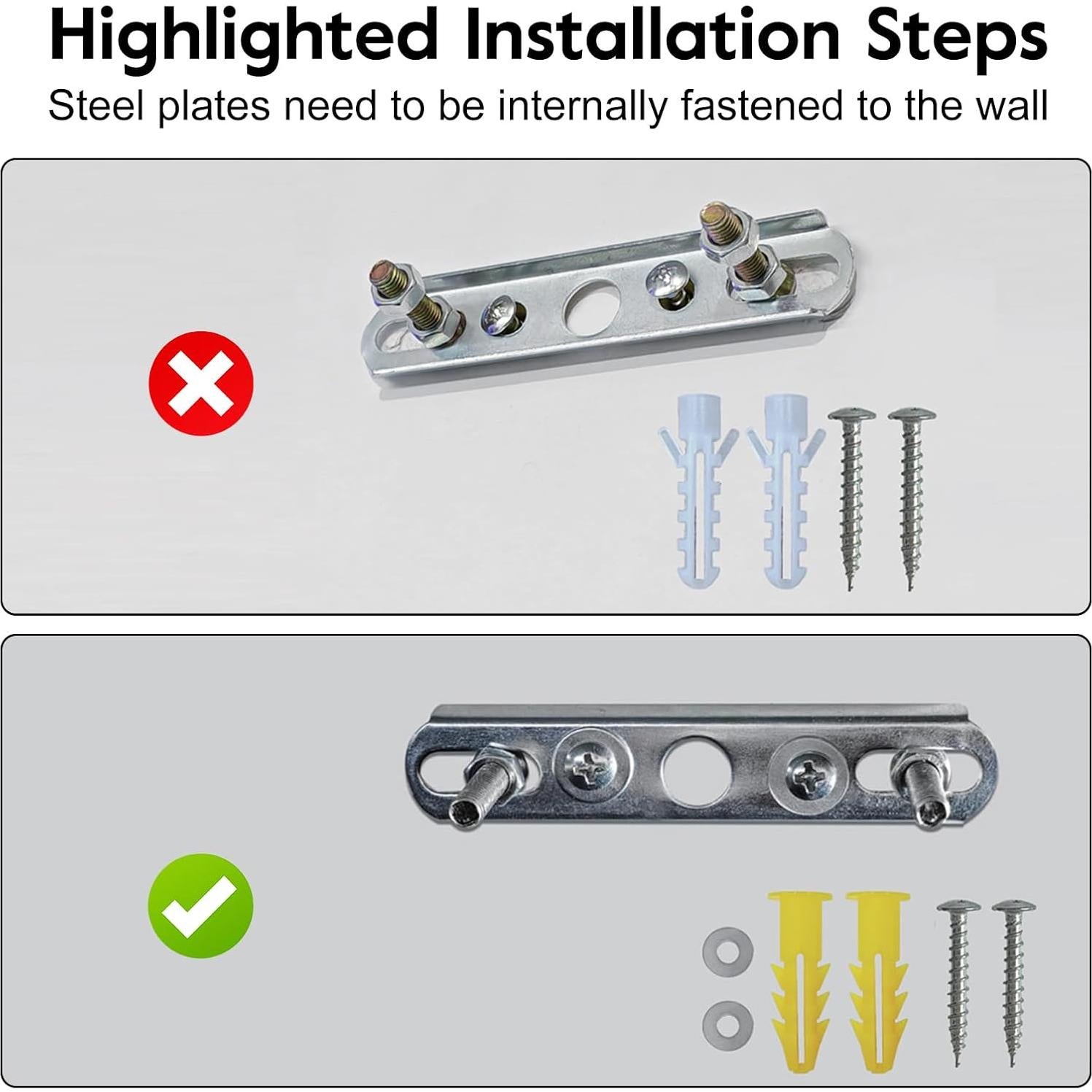 Juego de 2 Apliques de Pared Inalámbricos Brightown Dorado