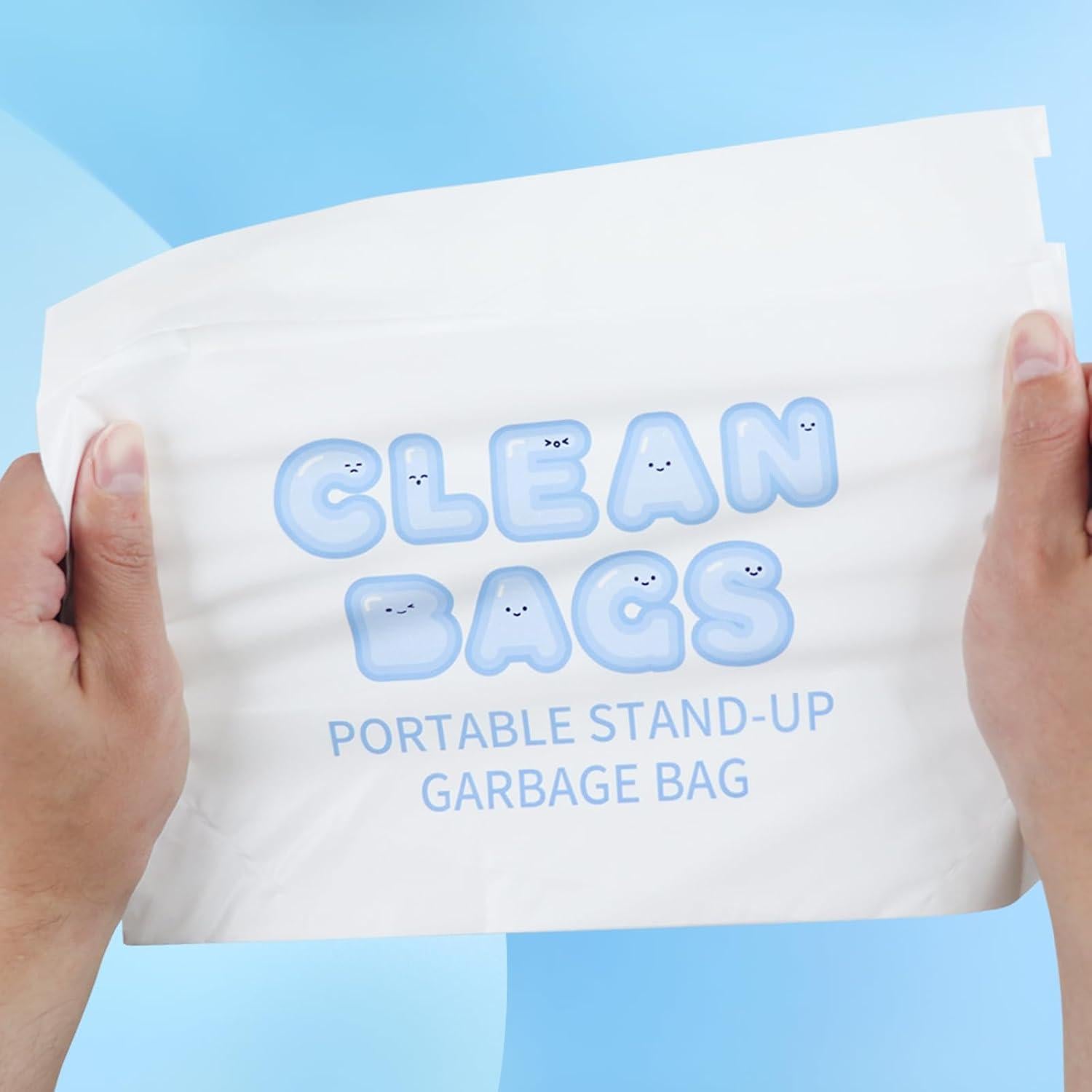 Bolsas de Basura Desechables Etenpo 60 PCS Adhesivas Azul