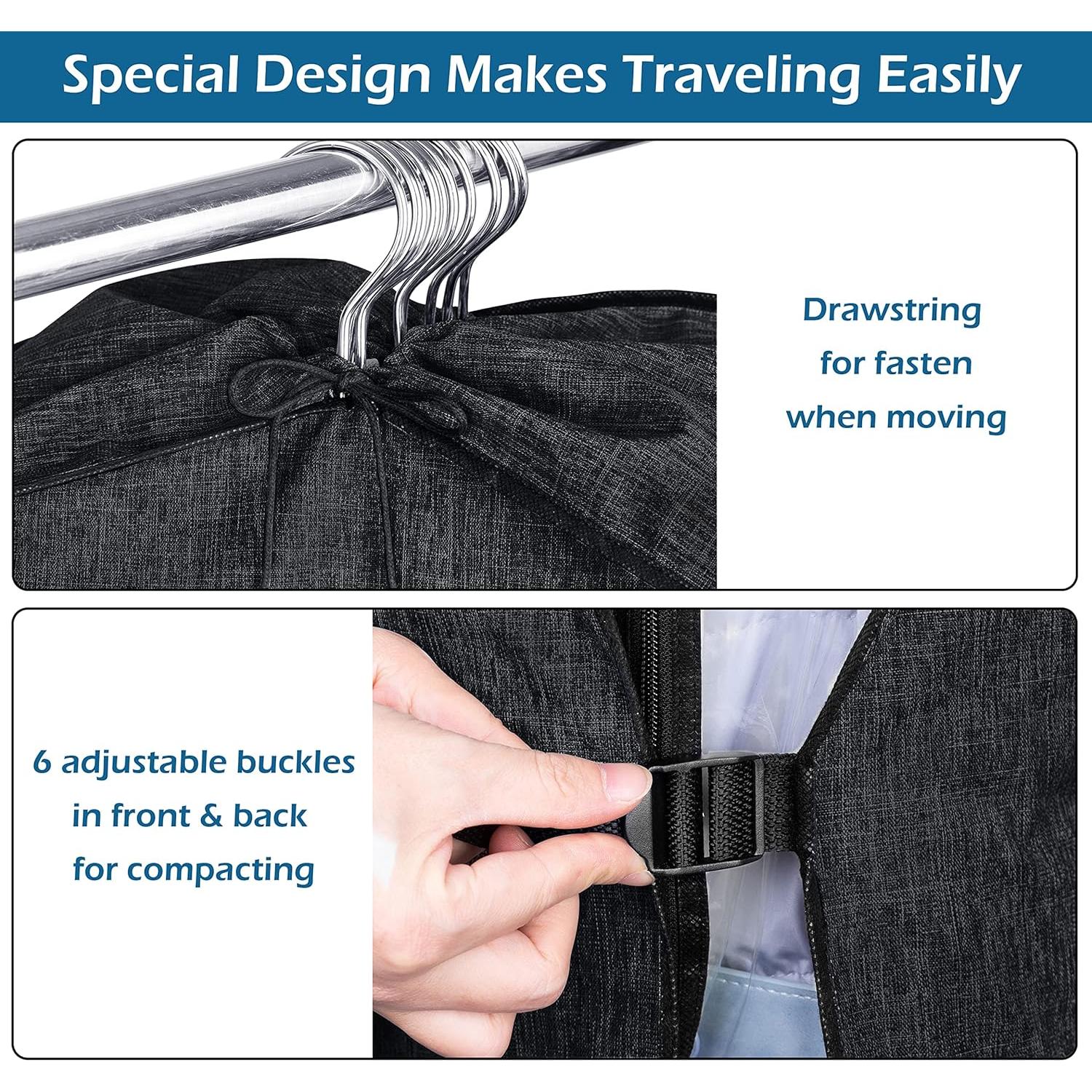 Bolsas de Ropa MISSLO 40" Tela Oxford para Viajes y Mudanzas