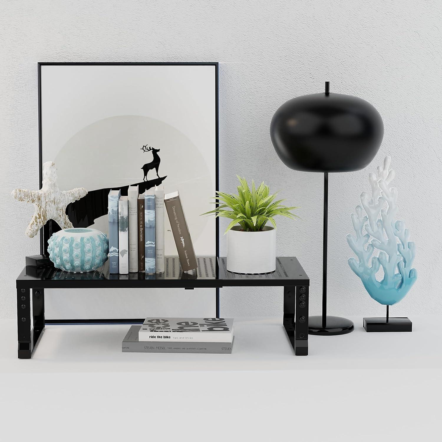 Organizador de Cocina Jojocross Expandible y Apilable Negro 2 Pzs