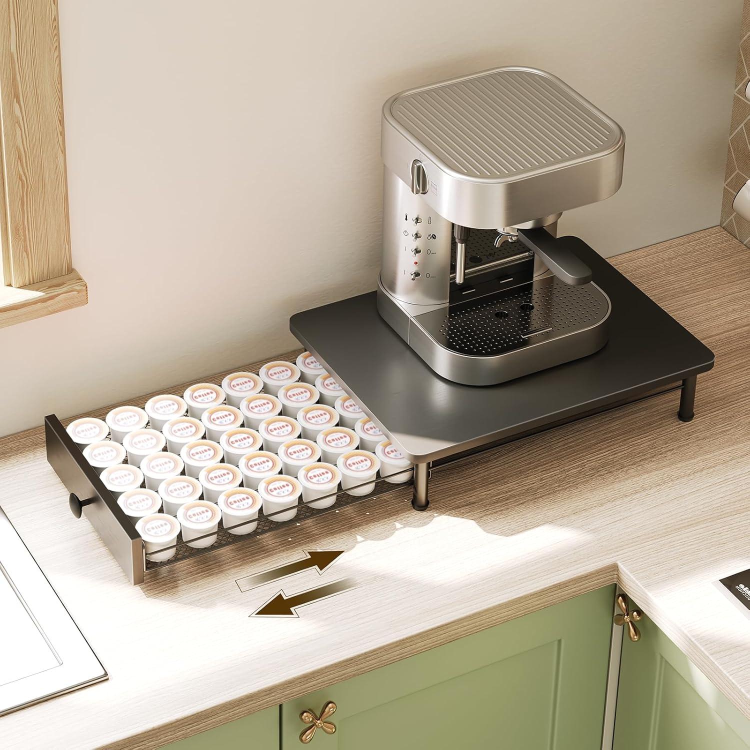 Soporte para Cajón de Cápsulas de Café YATINEY Negro 35 Cápsulas