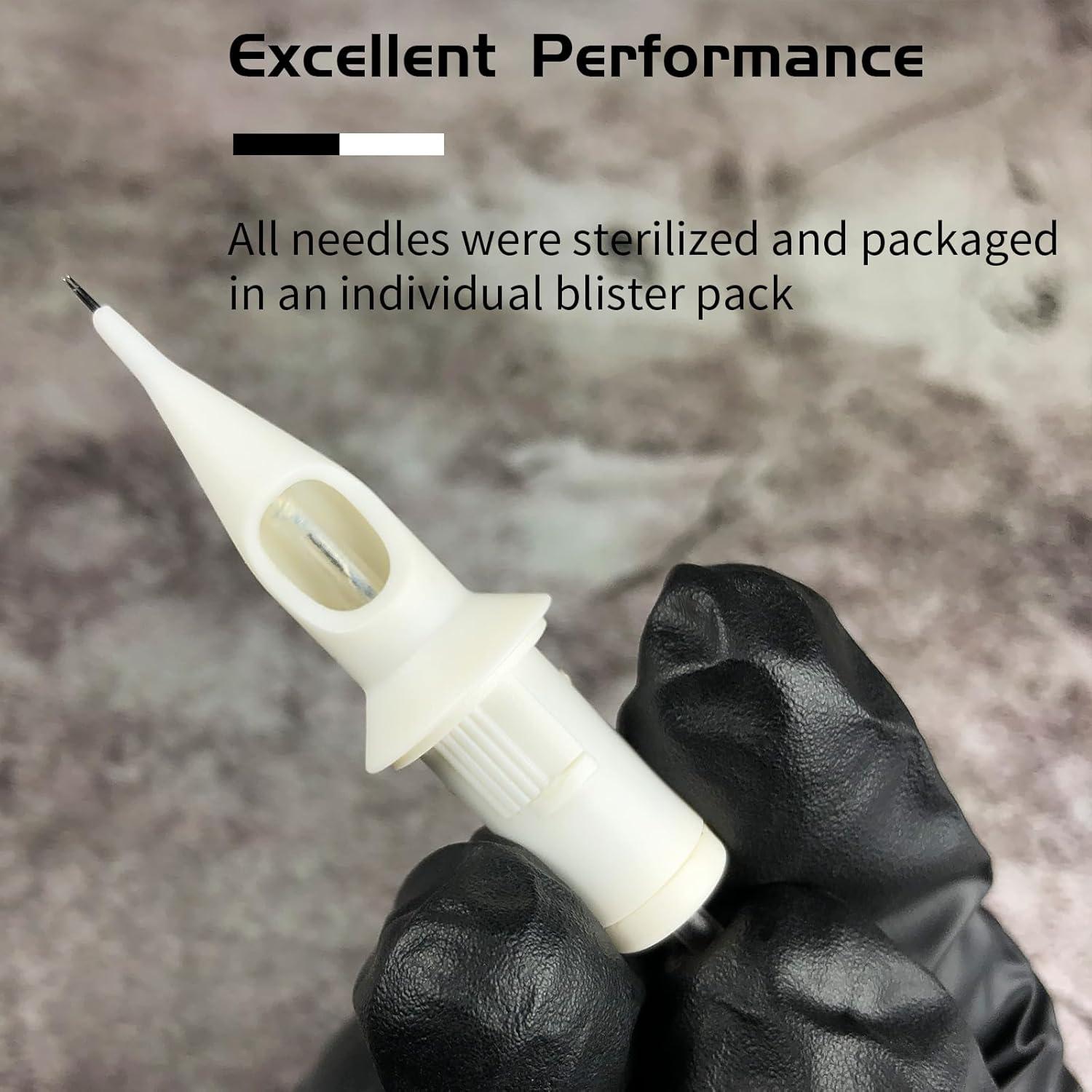 Cartuchos de Agujas de Tatuaje BIGWASP 50pcs Mezclados Bugpin RL