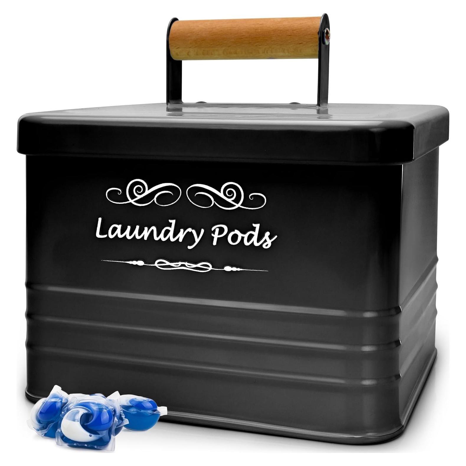 Contenedor de Cápsulas de Lavandería ELITAPRO Metal 3L