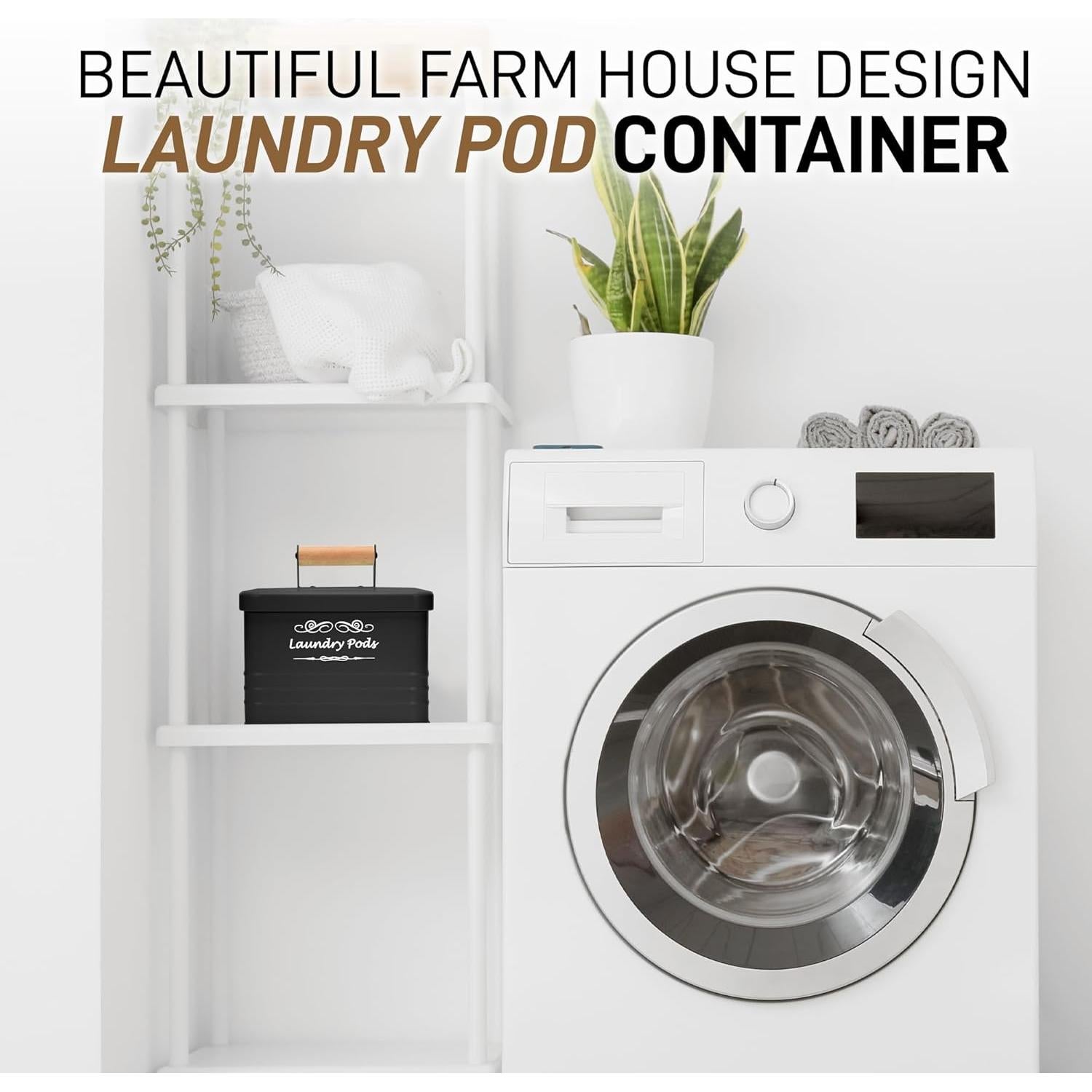 Contenedor de Cápsulas de Lavandería ELITAPRO Metal 3L