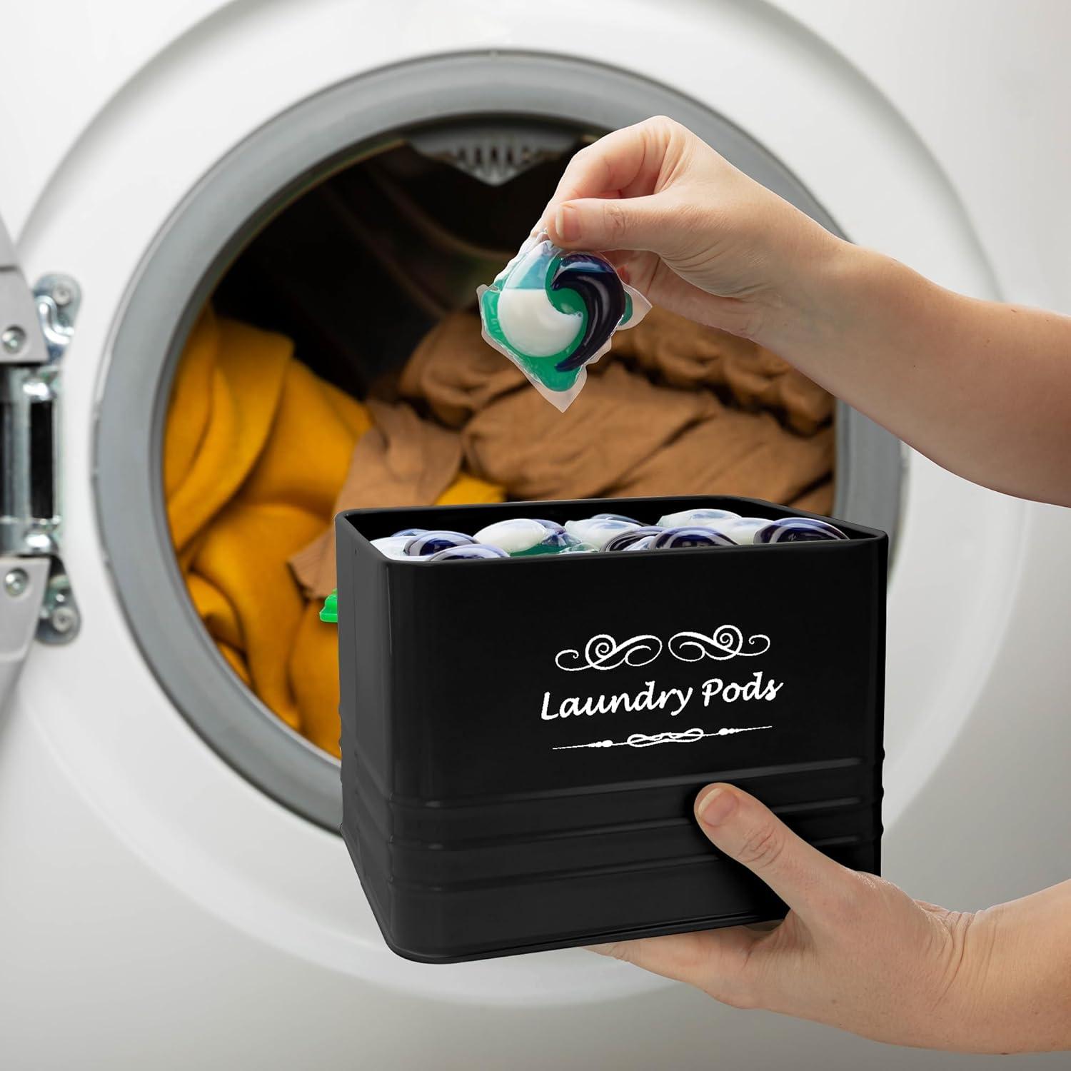 Contenedor de Cápsulas de Lavandería ELITAPRO Metal 3L