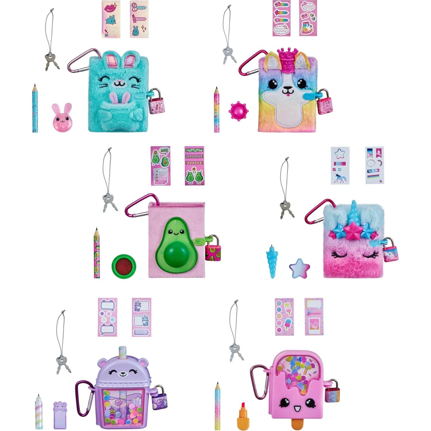 Diario Micro Coleccionable Real Littles con 3 Sorpresas - 50 Páginas