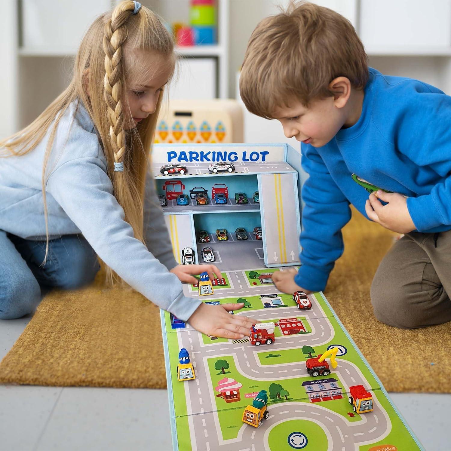 Caja de Almacenamiento SAM AND MABEL con Alfombrilla 3 en 1