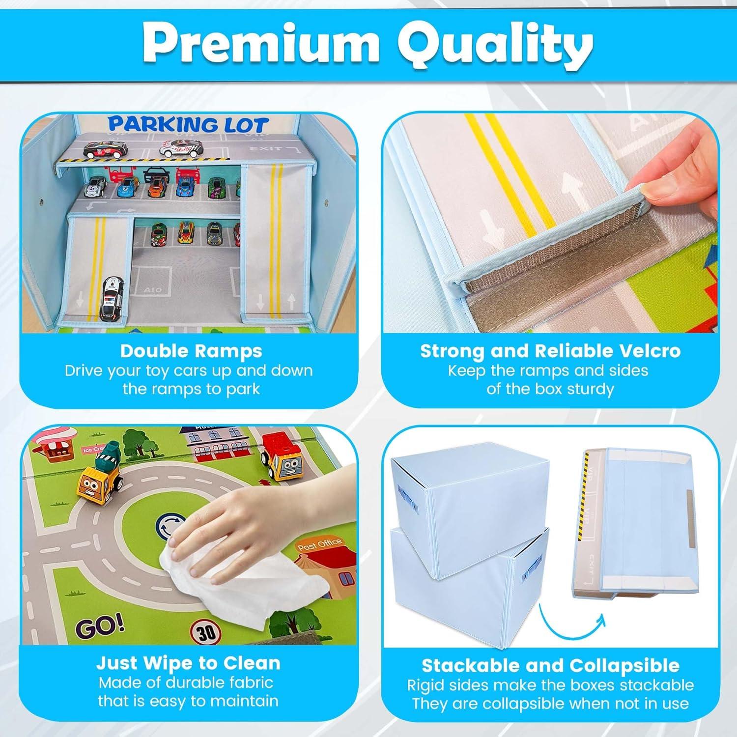 Caja de Almacenamiento SAM AND MABEL con Alfombrilla 3 en 1