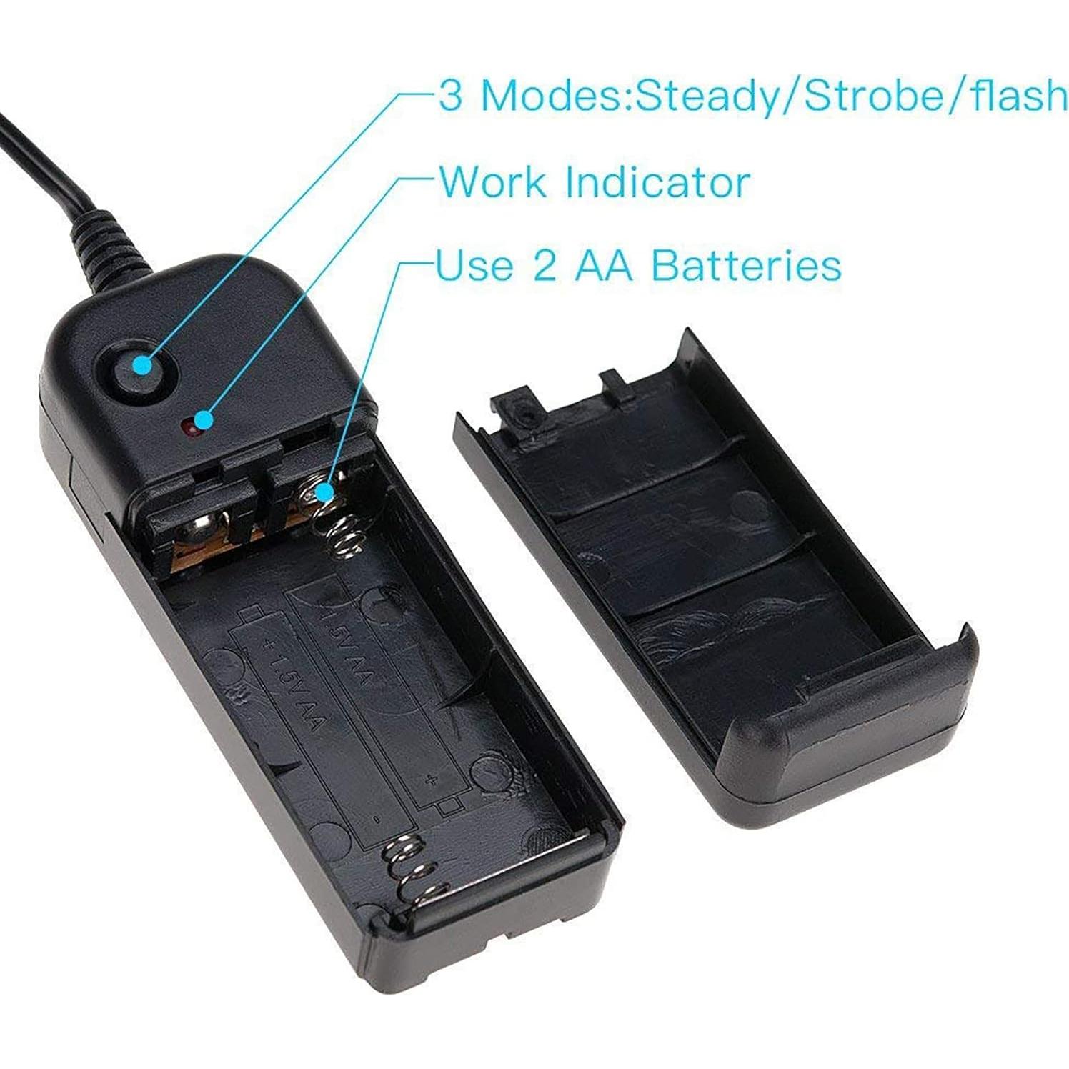 Cable Electroluminiscente Rosa 2.74m Lychee para Decoración