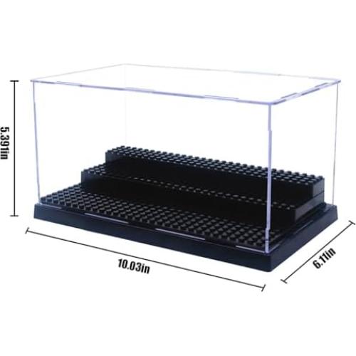 Caja de Exhibición Acrílica WMM para Minifiguras 25.4x15.5cm