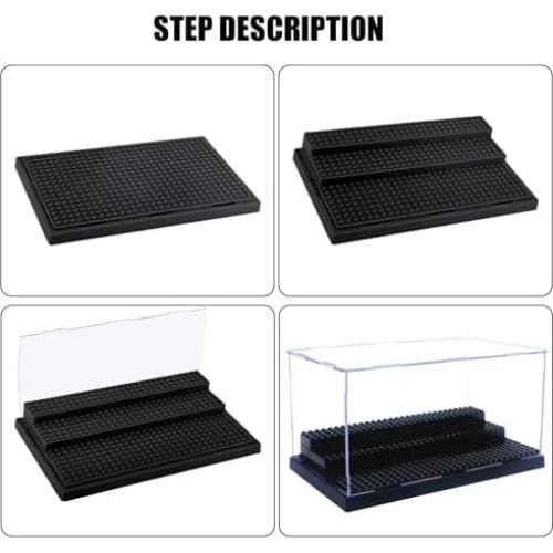 Caja de Exhibición Acrílica WMM para Minifiguras 25.4x15.5cm