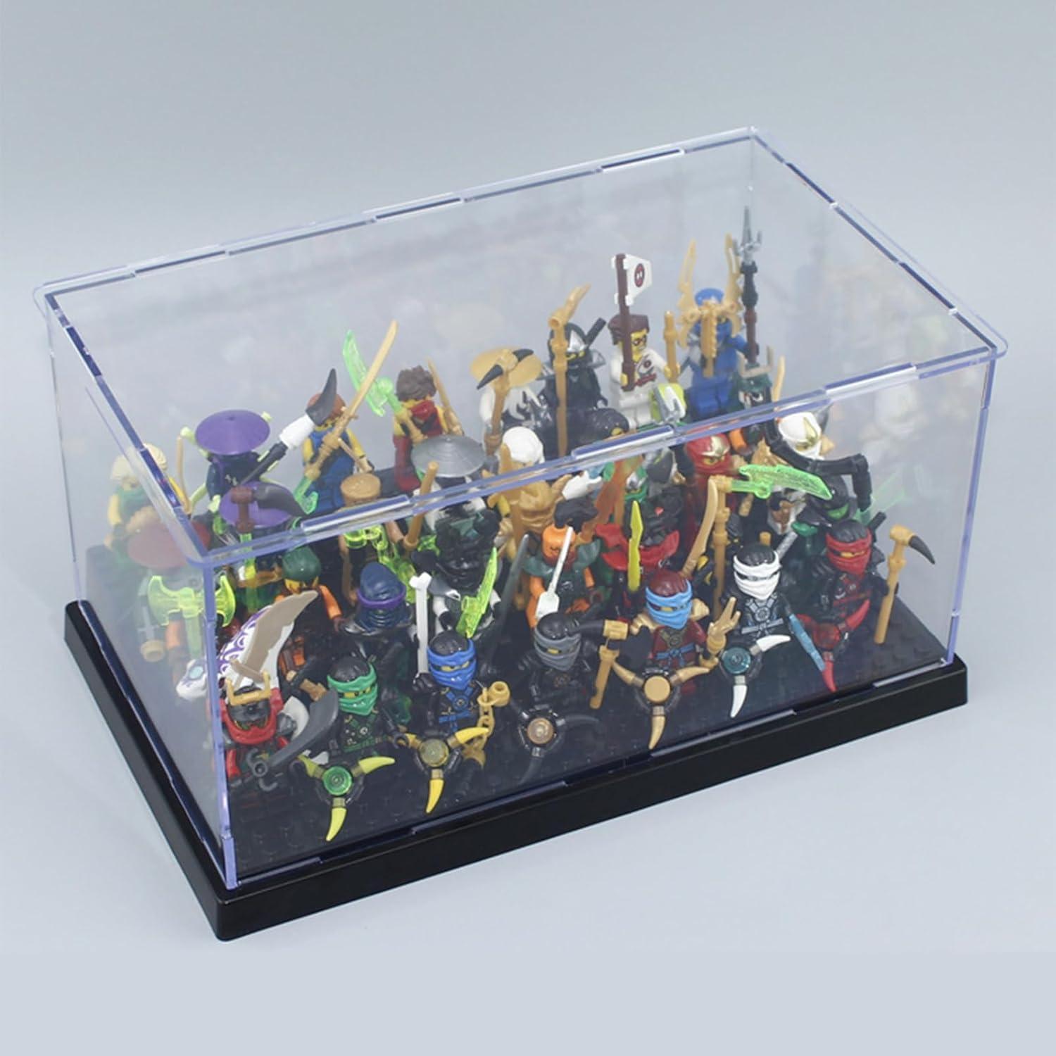Caja de Exhibición Acrílica WMM para Minifiguras 25.4x15.5cm