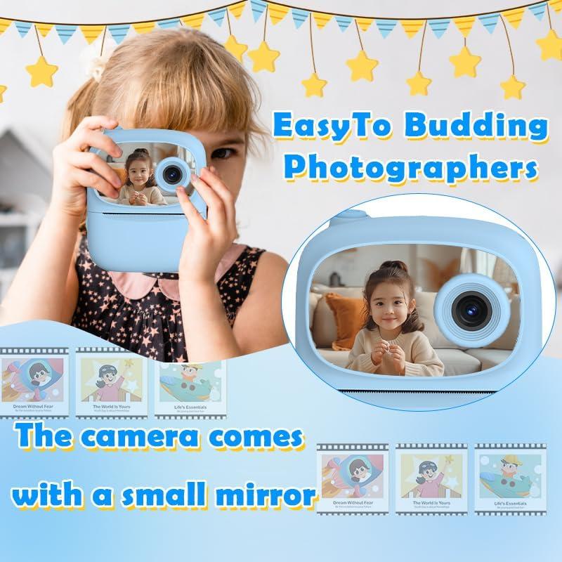 Cámara Instantánea para Niños ICONLINK Azul con 32GB
