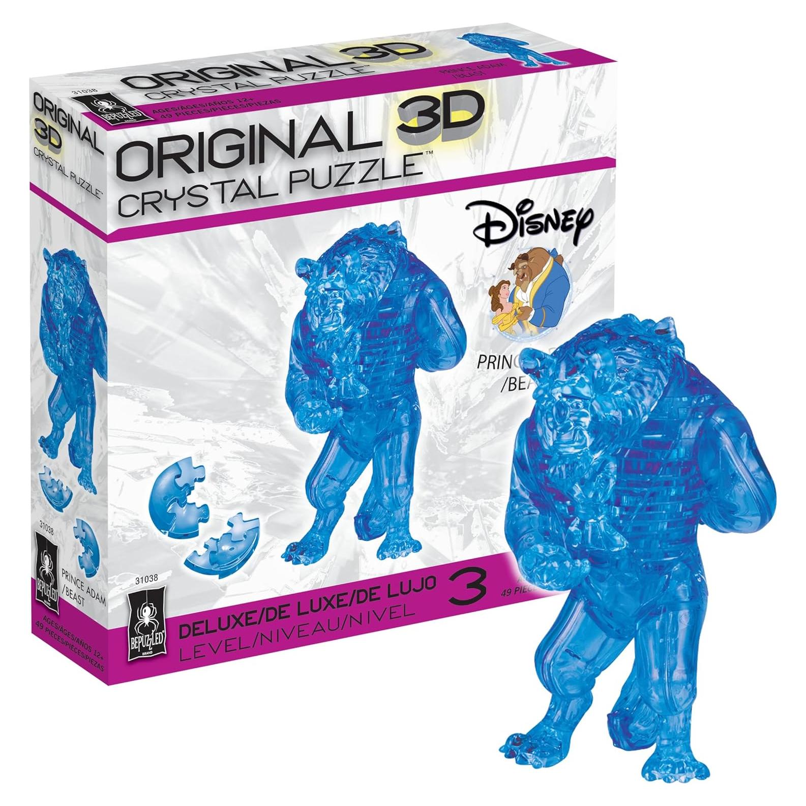 Puzzle 3D de Cristal BePuzzled Príncipe Adam 49 Piezas