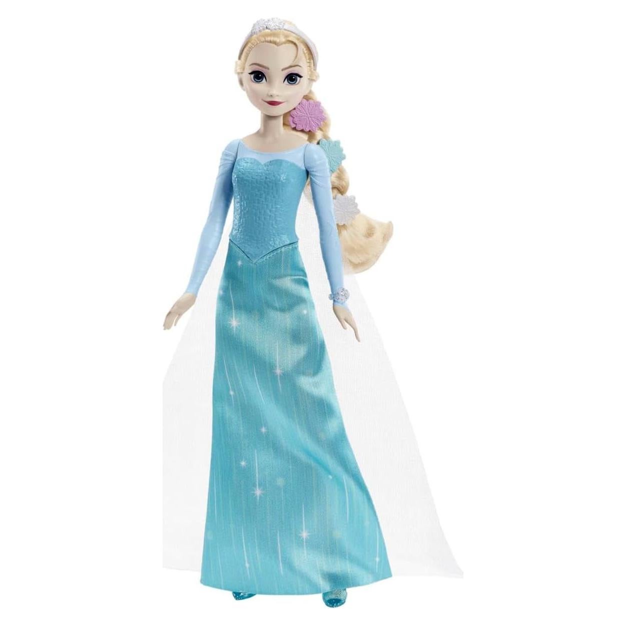 Muñeca de moda Elsa Disney Frozen con accesorios 32.4cm