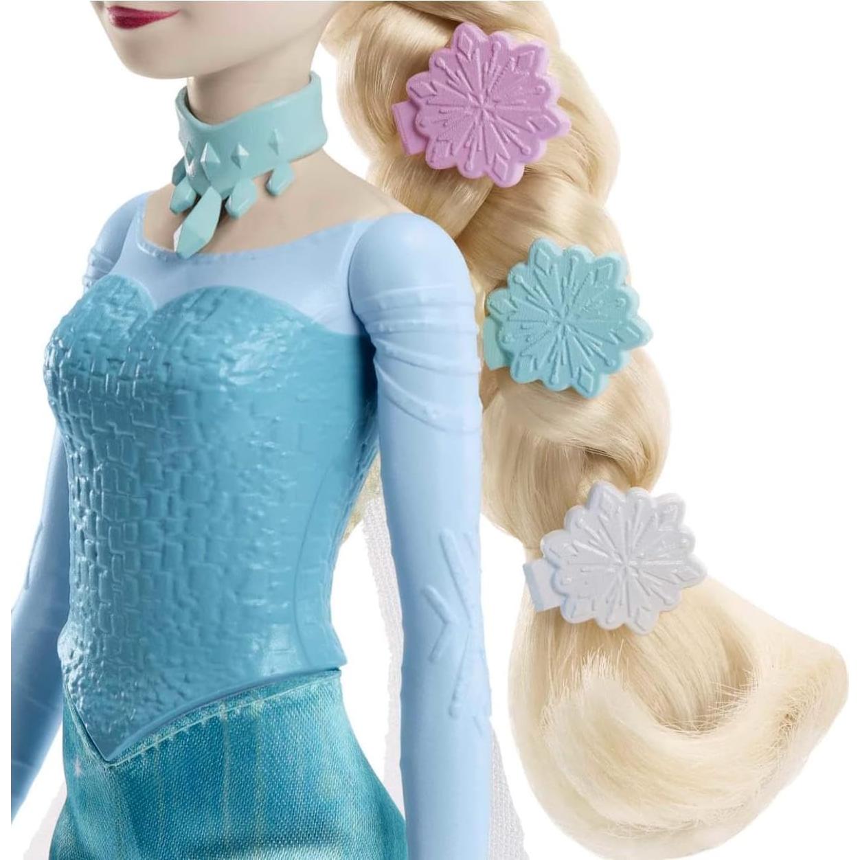 Muñeca de moda Elsa Disney Frozen con accesorios 32.4cm
