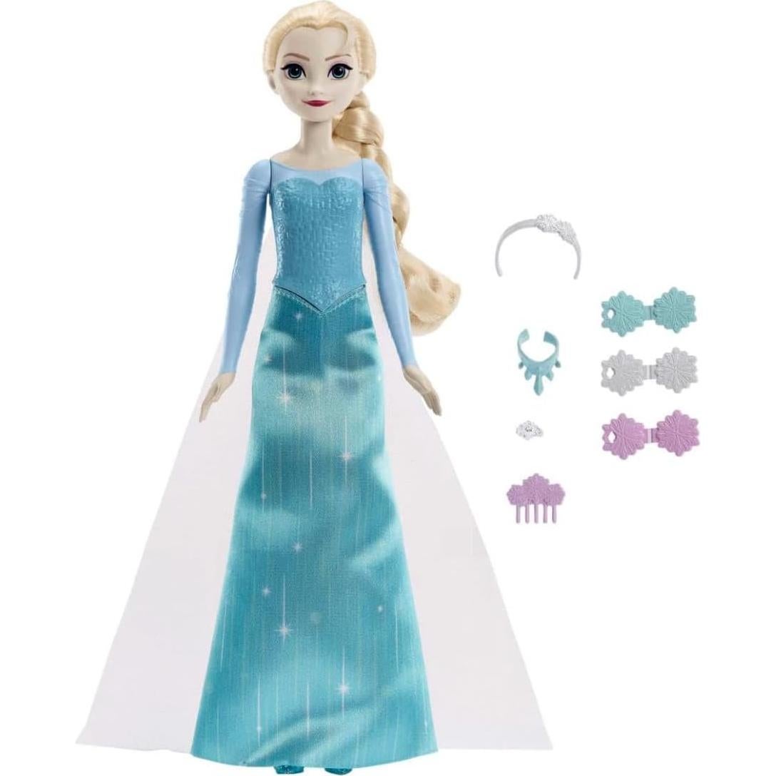Muñeca de moda Elsa Disney Frozen con accesorios 32.4cm