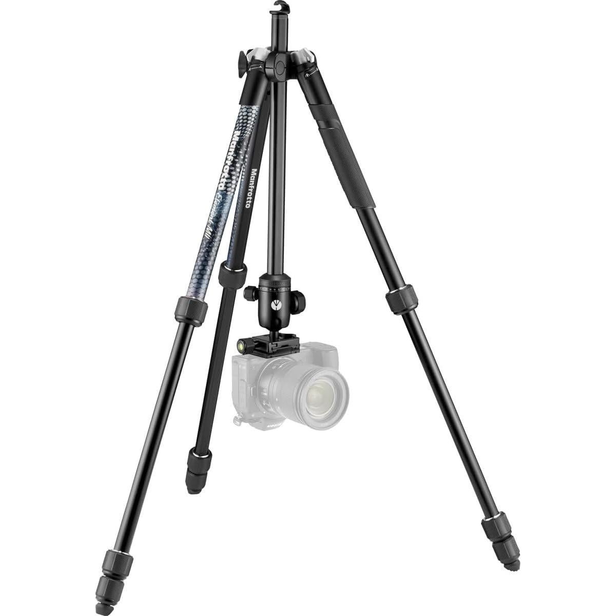 Trípode de cámara Manfrotto Element MII MKELMII4BK-BH 4 Secciones Alu