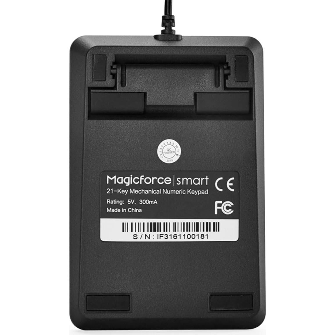 Teclado Numérico Mecánico Qisan 21 Teclas Retroiluminado Azul