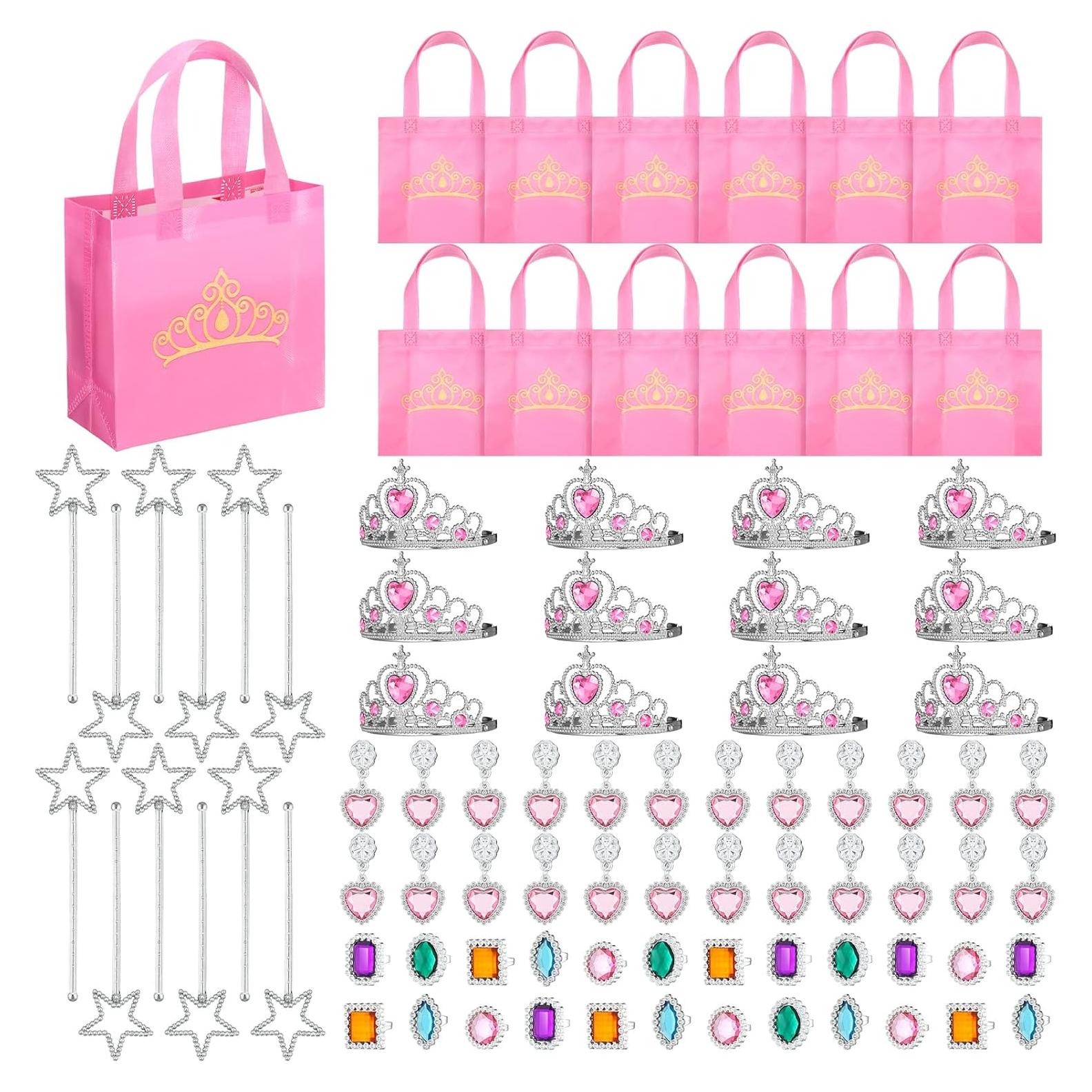 Juego de Fiesta de Princesa Hungdao 72 Piezas con Accesorios