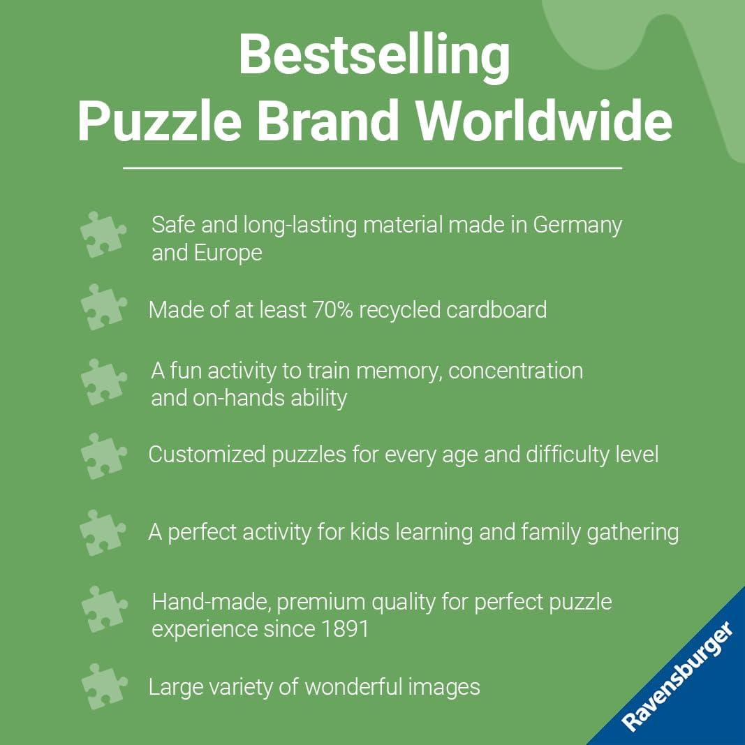 Rompecabezas Ravensburger Picnic de Cachorros 100 Piezas