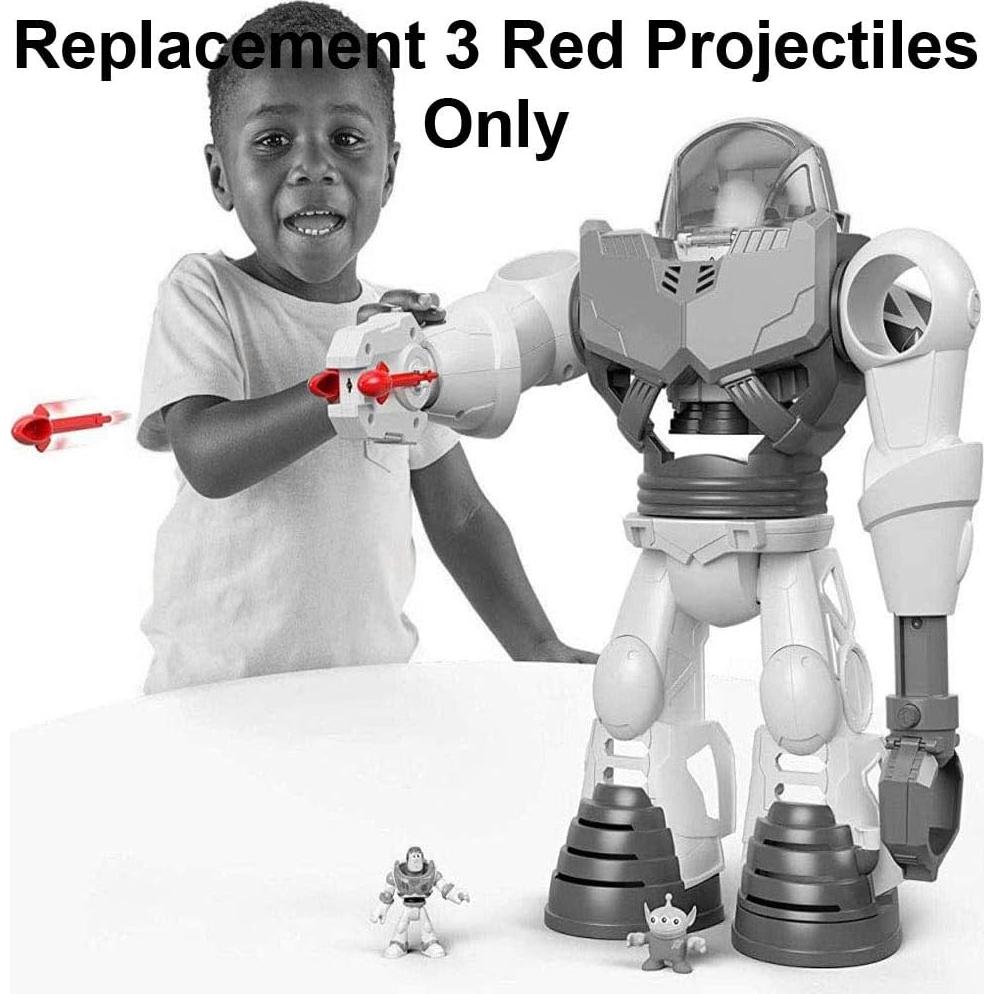 Piezas de Repuesto Imaginext Fisher-Price Toy Story 4 - 3 Proyectiles Rojos