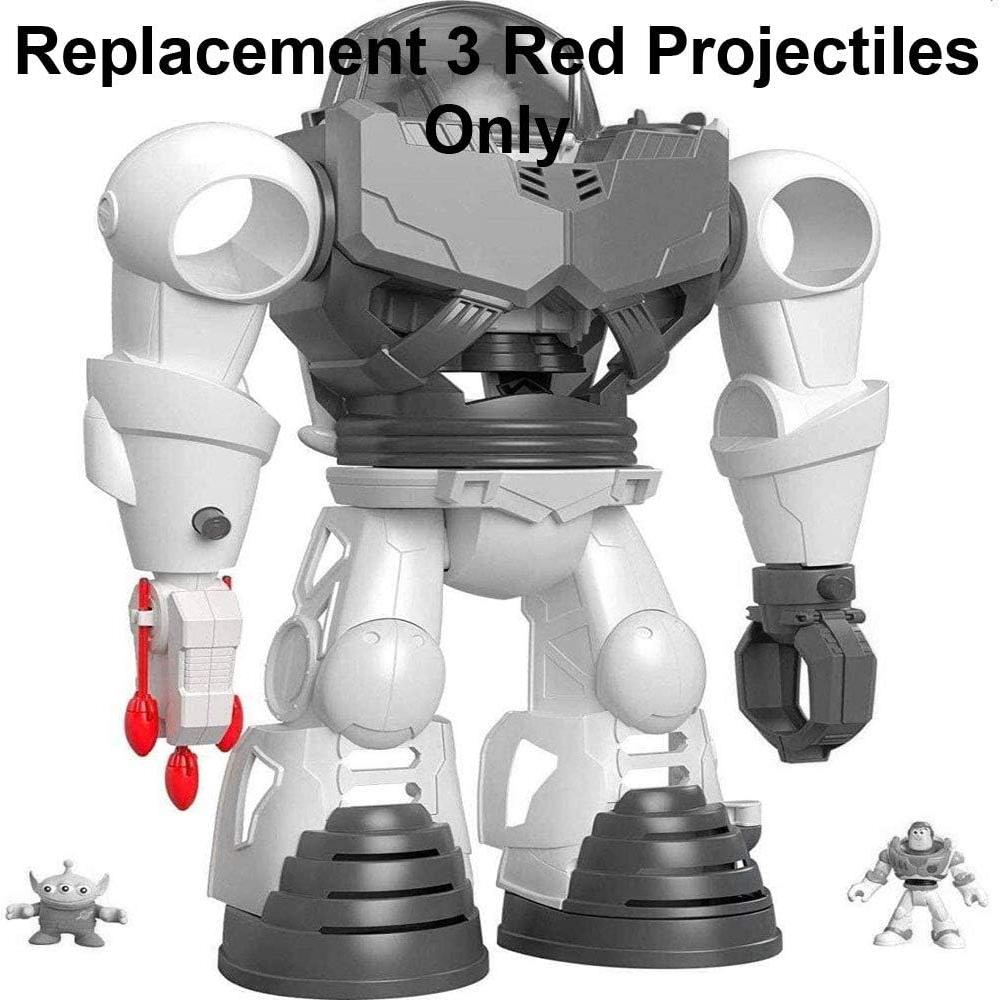 Piezas de Repuesto Imaginext Fisher-Price Toy Story 4 - 3 Proyectiles Rojos