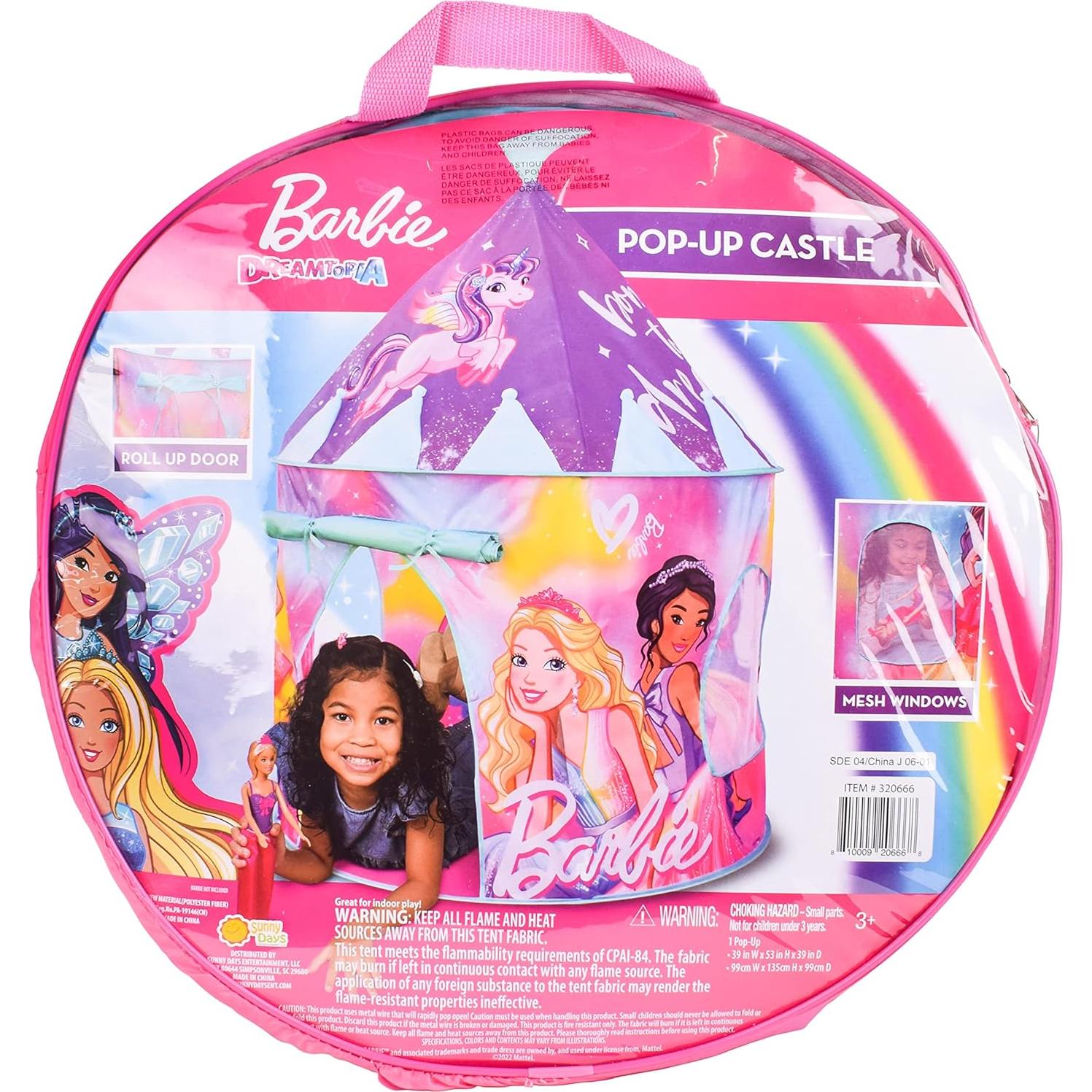 Tienda Castillo Pop Up Barbie Dreamtopia - Sunny Days 99x99x135cm