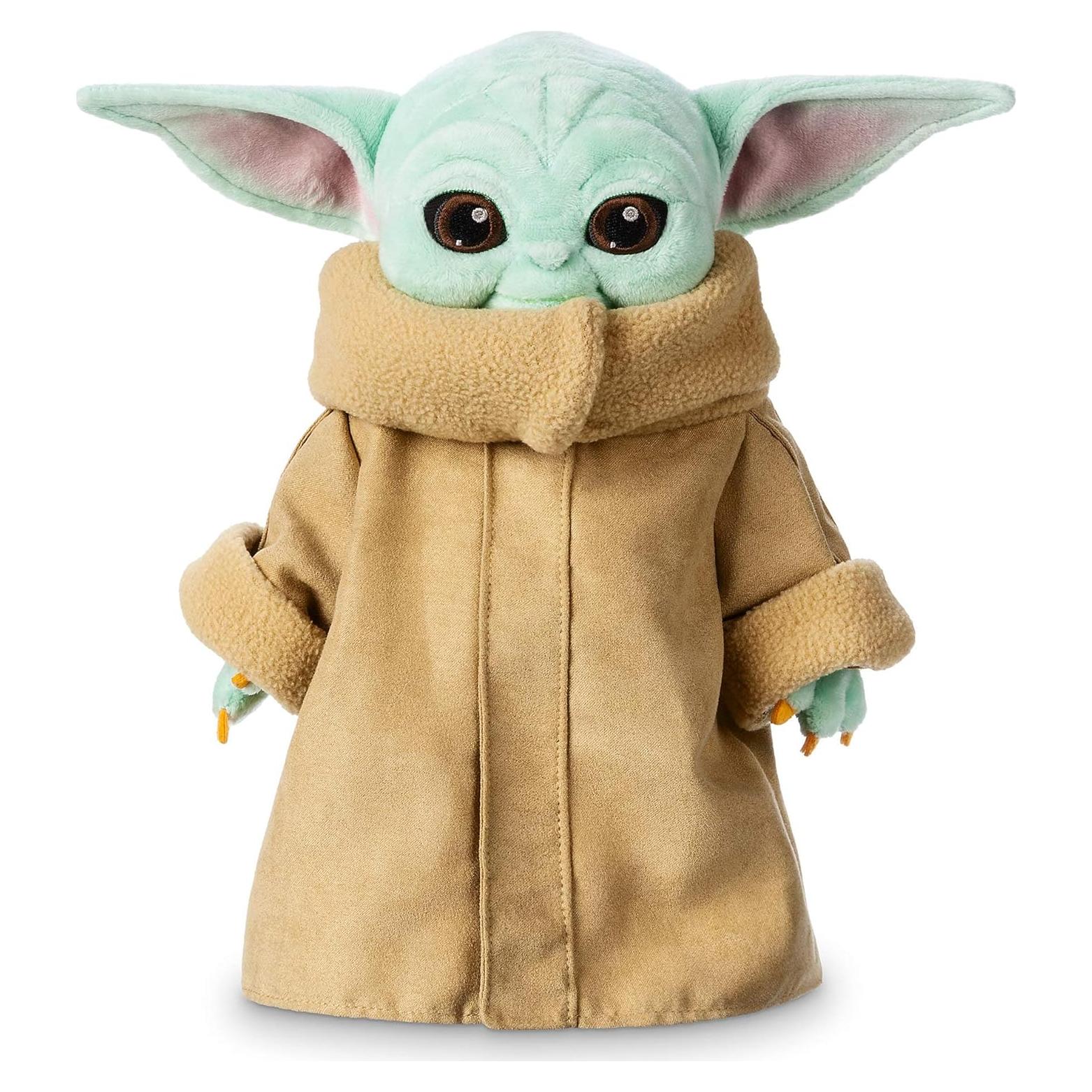 Disney Store Baby Yoda Plush - Official Grogu Stuffed Toy from The Mandalorian - Soft and Snuggly Baby Yoda Plush with Embroidered Features - Perfect Cuddly Galactic Companion for Fans.