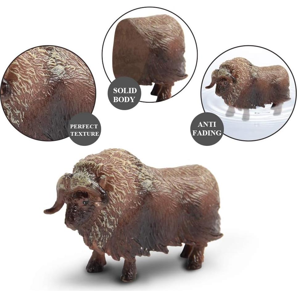 Set de 12 Figuras de Animales de Granja Mini Tudou