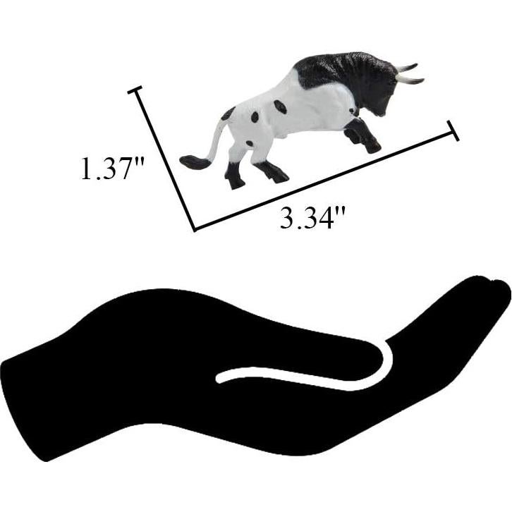 Set de 12 Figuras de Animales de Granja Mini Tudou