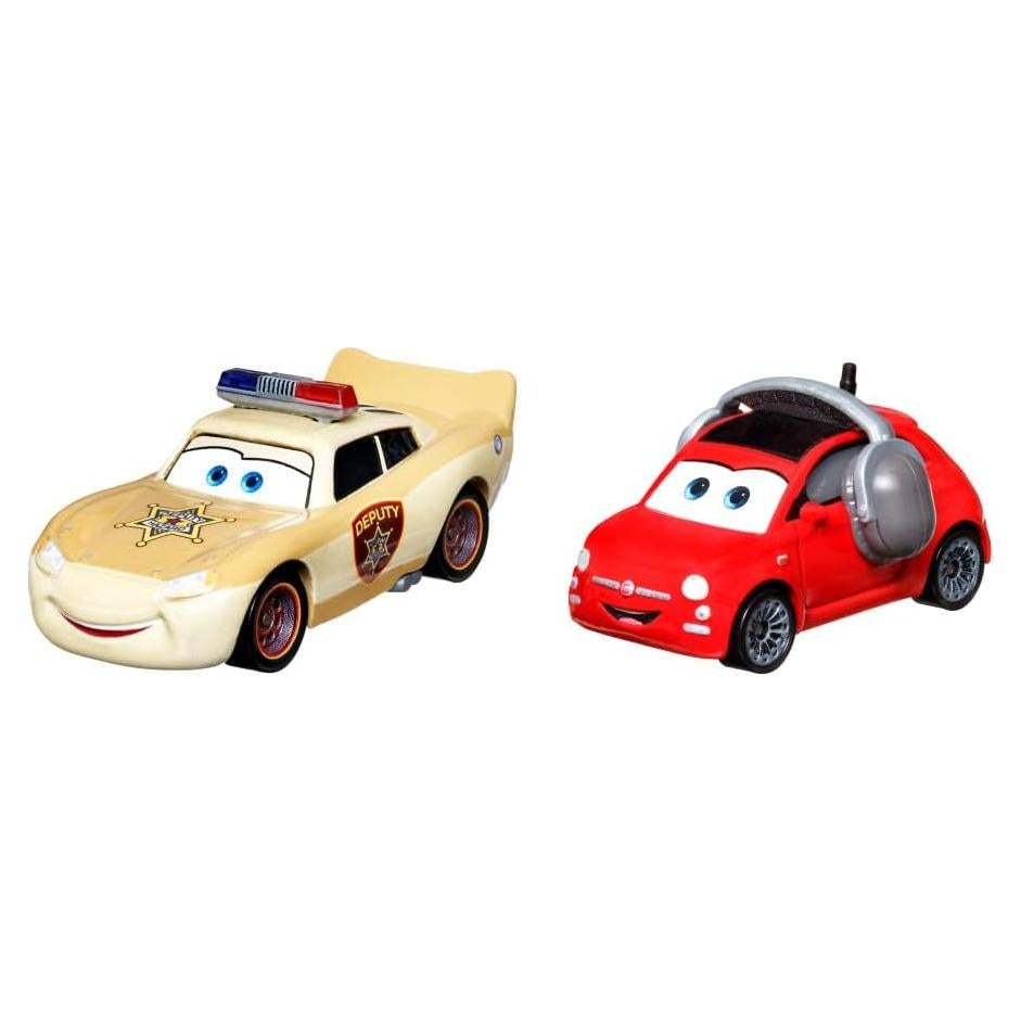 Disney Cars 2 Pack Rayo McQueen y Bella Cadavre 1:55