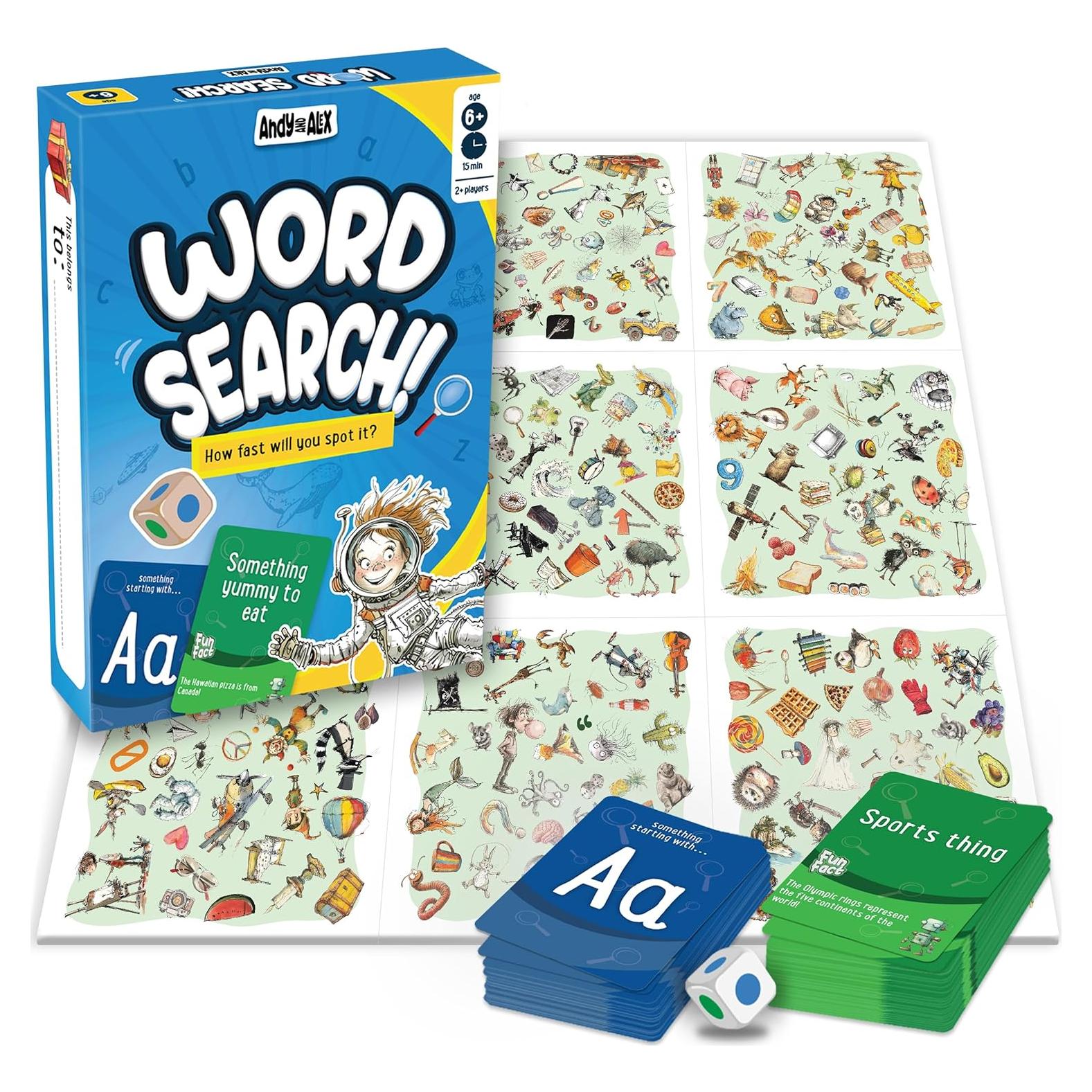 Juego de Cartas Spot It Fun - Andy y Alex - 2 a 4 Jugadores
