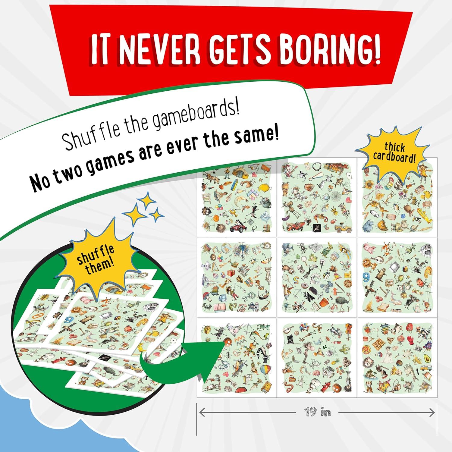 Juego de Cartas Spot It Fun - Andy y Alex - 2 a 4 Jugadores