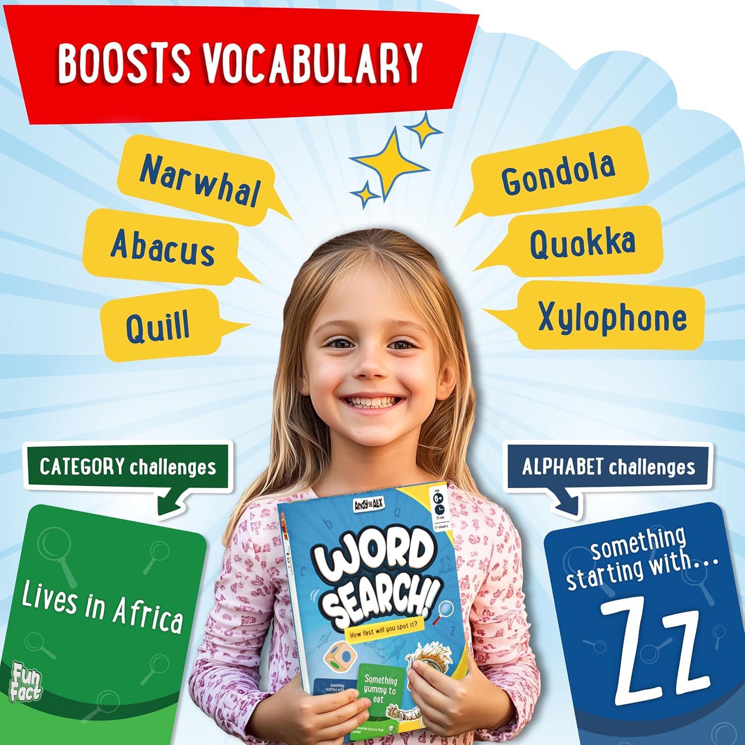 Juego de Cartas Spot It Fun - Andy y Alex - 2 a 4 Jugadores