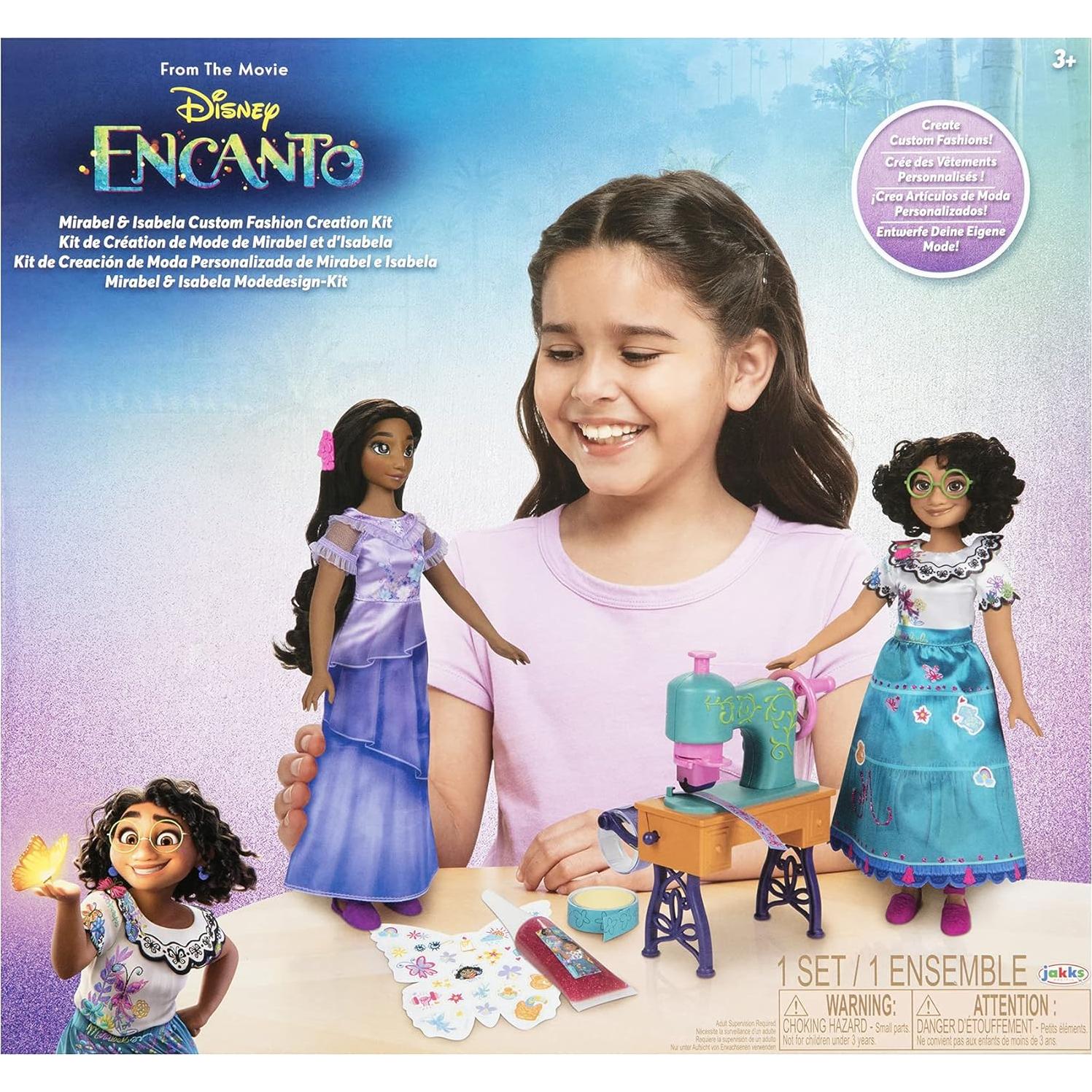 Kit de Creación de Moda Personalizada Disney Encanto Mirabel e Isabela