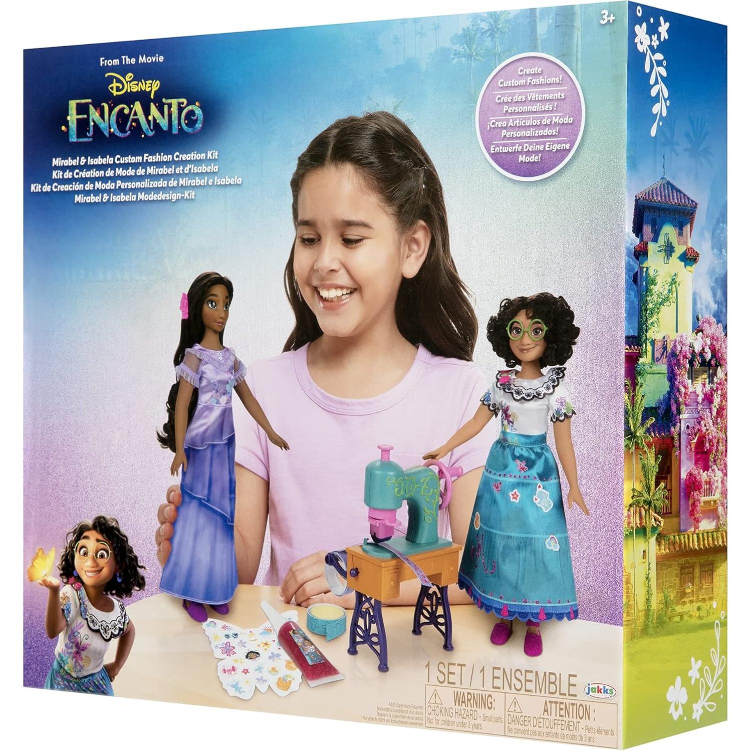 Kit de Creación de Moda Personalizada Disney Encanto Mirabel e Isabela