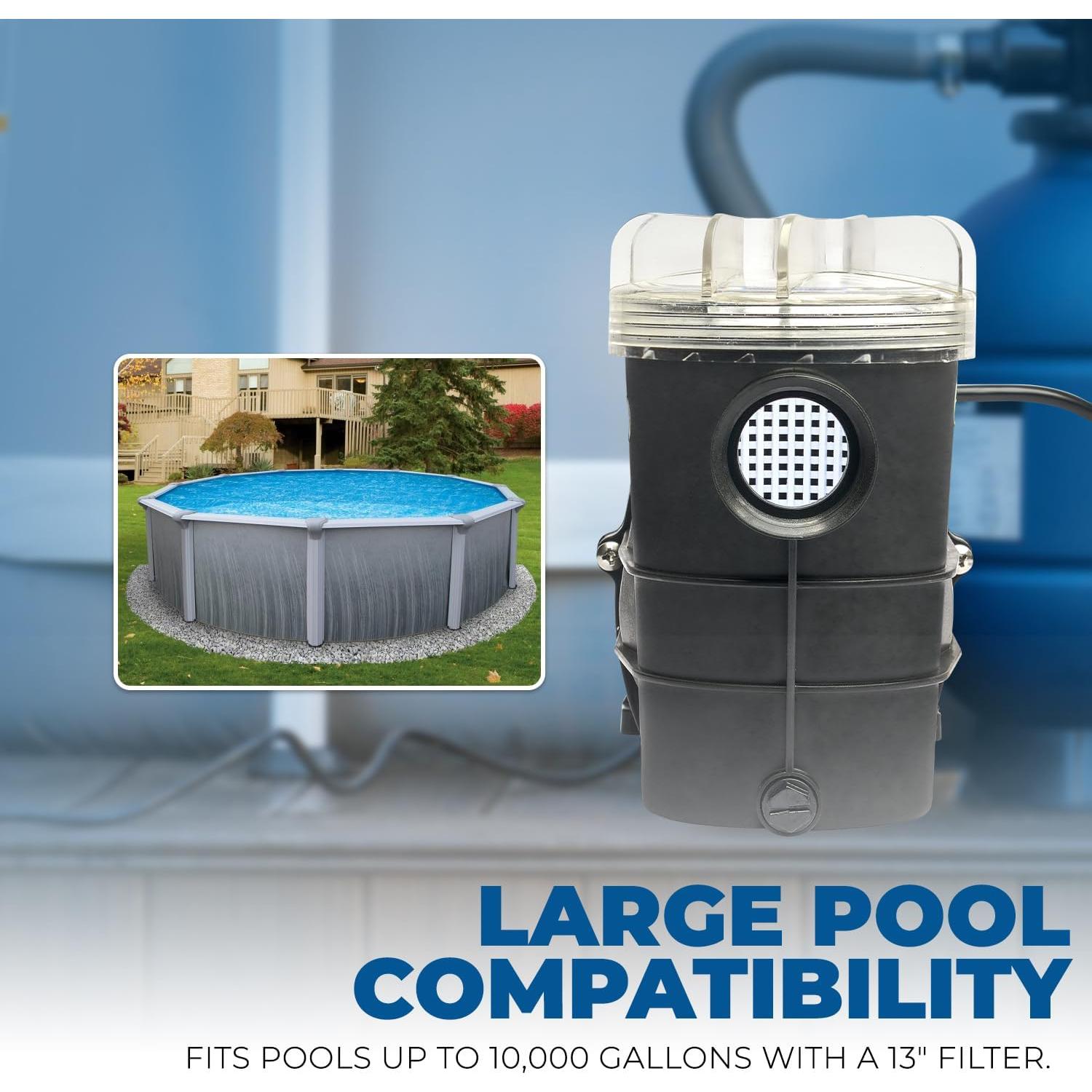 Bomba de Piscina XtremepowerUS 0.75HP Autocebante 2400GPH