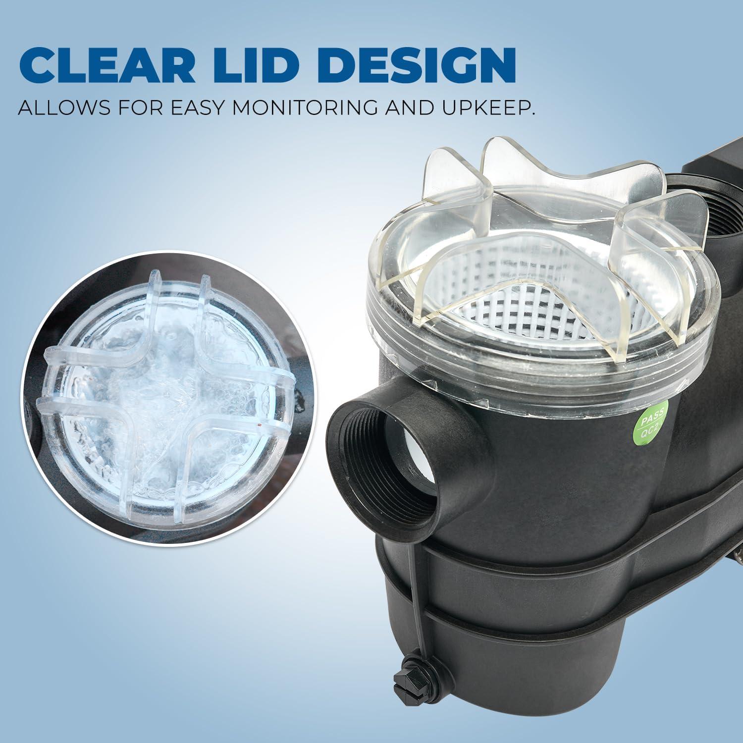 Bomba de Piscina XtremepowerUS 0.75HP Autocebante 2400GPH