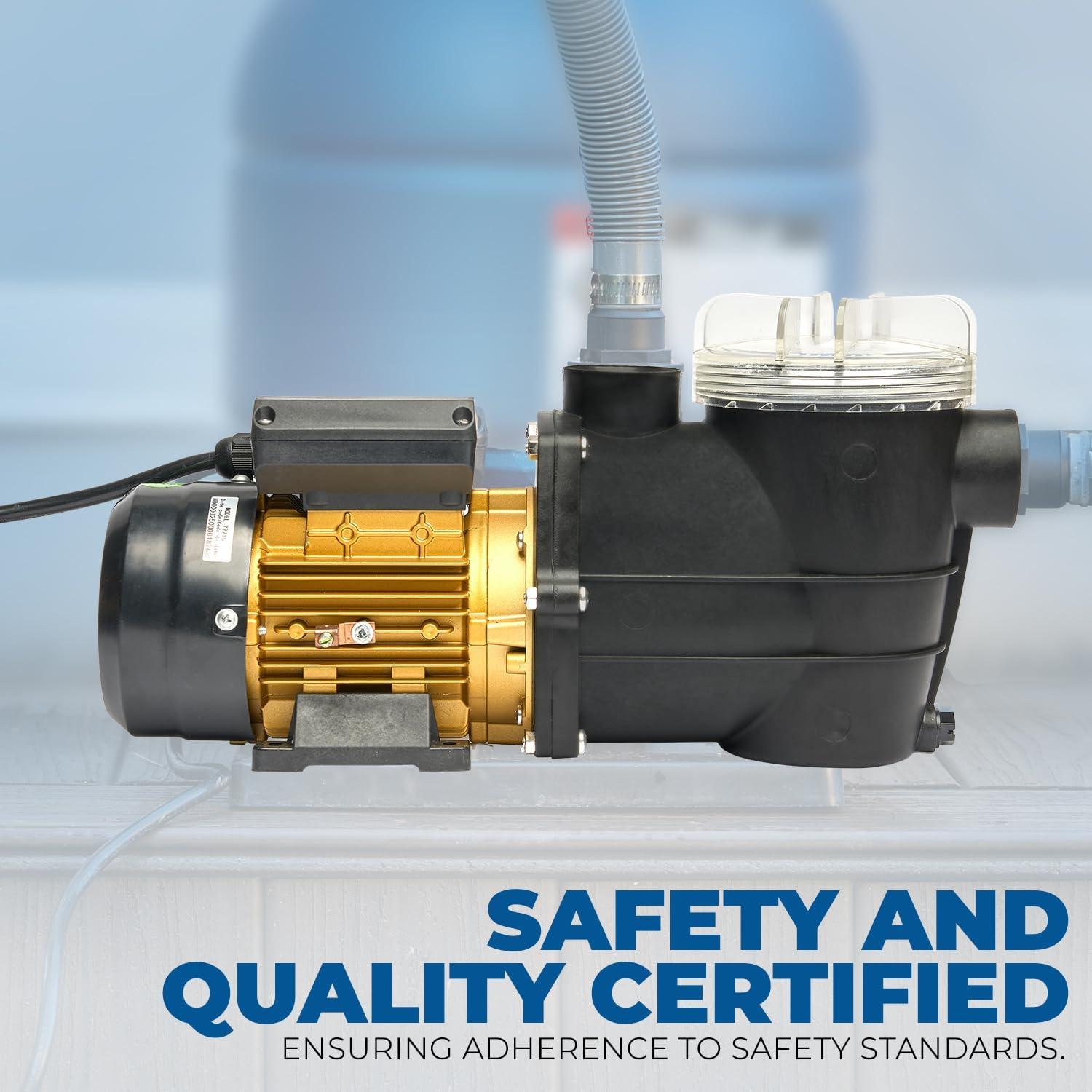 Bomba de Piscina XtremepowerUS 0.75HP Autocebante 2400GPH