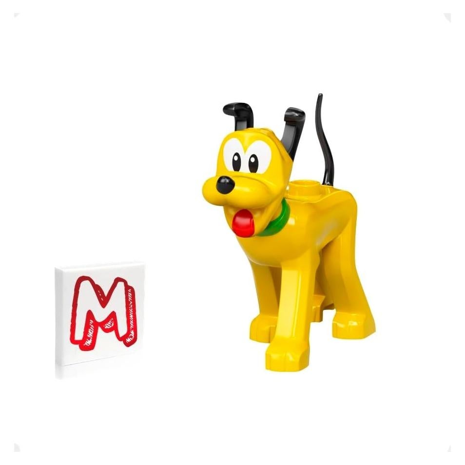 Minifigura LEGO Disney Pluto El Perro 3.81cm con Collar Verde
