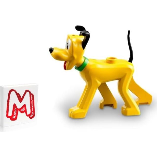 Minifigura LEGO Disney Pluto El Perro 3.81cm con Collar Verde