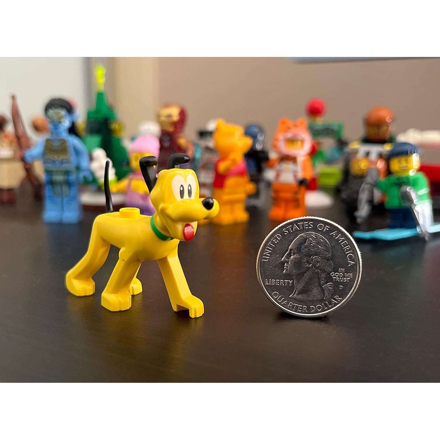 Minifigura LEGO Disney Pluto El Perro 3.81cm con Collar Verde